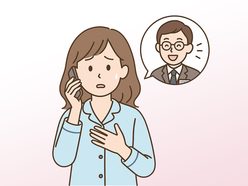 急に体調が悪くなったり、生理で当日休みをお願いするのってやっぱり印象悪いですか？