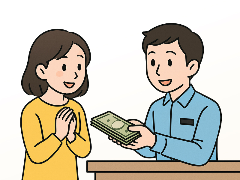 急にお金が必要になってしまったんですが、1日だけ働いてすぐに現金を受け取ることってできますか？
